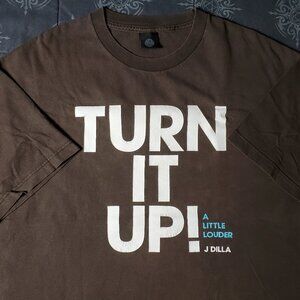 Vintage 2000s Y2K 2008 J Dilla Turn It Up Box Set Promo T-shirt XL Stones Throw